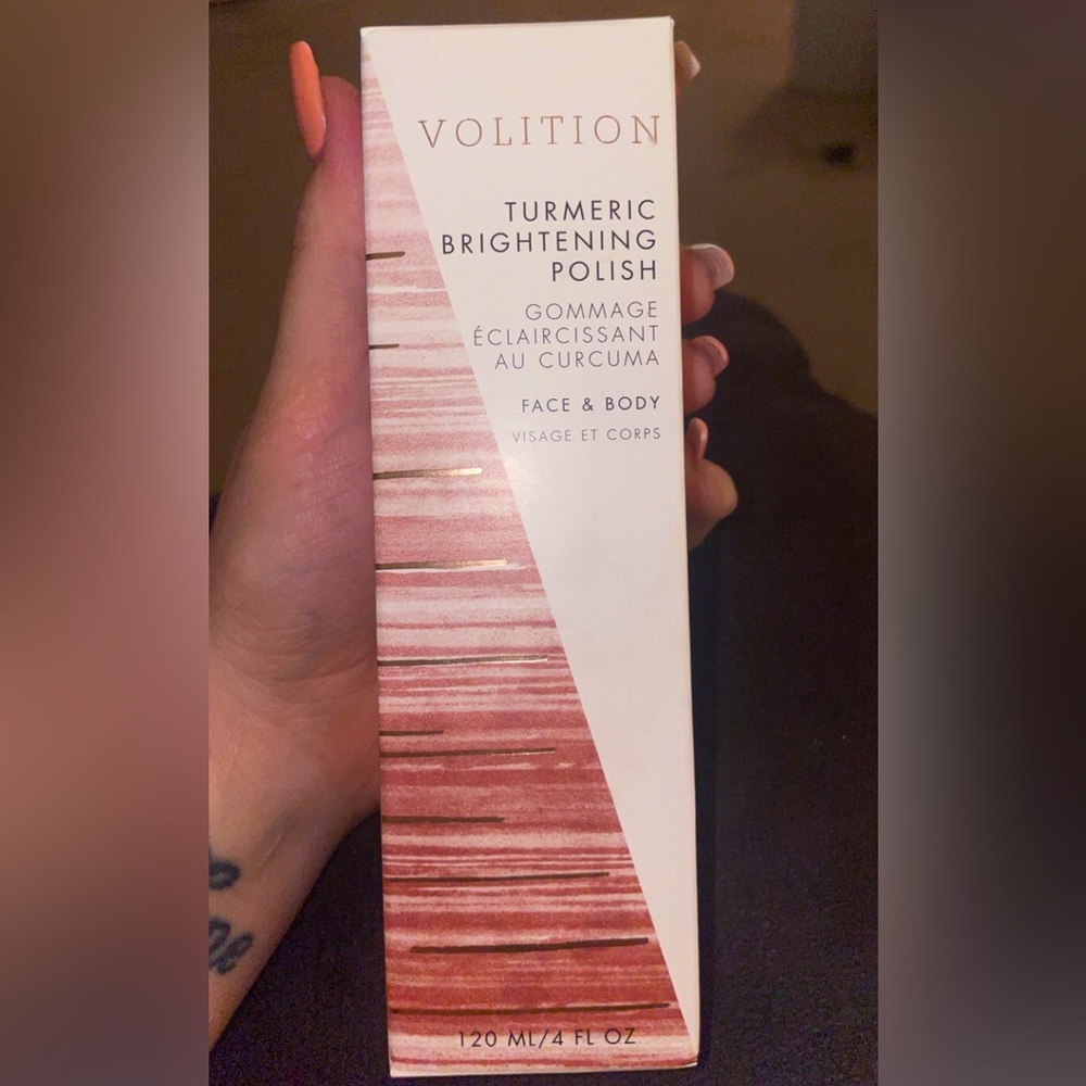 VOLITION TURMERIC BRIGHTENING POLISH. For face and body. 4oz.